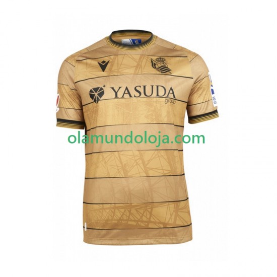 Camisola Real Sociedad Homem Equipamento Segundo 2024-2025 Manga Curta